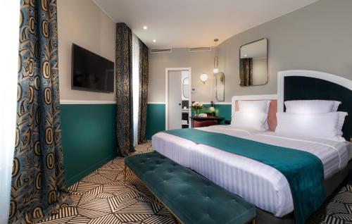 Habitación Superior con balcón del hotel Elysa - Luxembourg