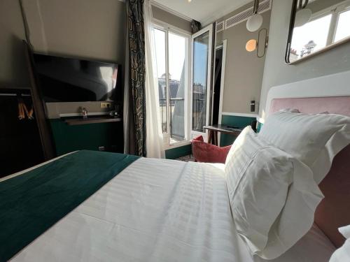 Habitación Doble con balcón del hotel Elysa - Luxembourg. Foto 1