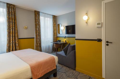 Habitación Deluxe del hotel Elysa - Luxembourg. Foto 9