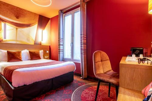Habitación Doble Confort del hotel Ariane Montparnasse By Patrick Hayat