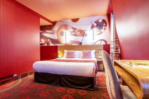 Habitación Triple del hotel Ariane Montparnasse By Patrick Hayat
