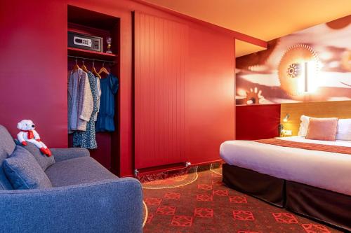 Habitación Triple del hotel Ariane Montparnasse By Patrick Hayat. Foto 1