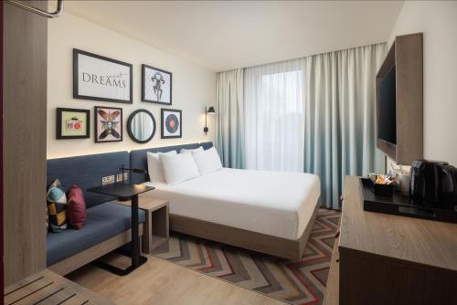 Habitación Superior Queen del hotel Hampton By Hilton London City. Foto 5