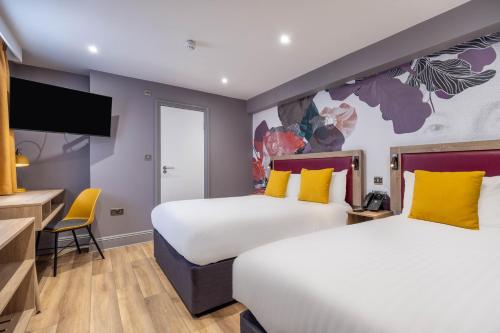 Habitación Doble - 2 camas del hotel Comfort Inn Edgware Road W2. Foto 1