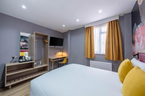 Habitación Doble del hotel Comfort Inn Edgware Road W2. Foto 6