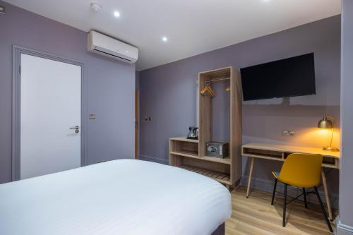 Habitación Doble del hotel Comfort Inn Edgware Road W2. Foto 7
