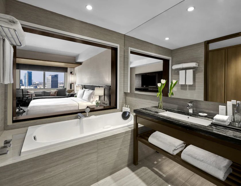 Suite junior (Executive Lounge Access) del hotel Gran Melia Jakarta. Foto 1