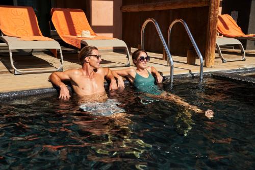 Habitación Deluxe con piscina privada del hotel Lopesan Baobab Resort