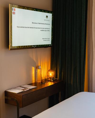Chambre single classique del hotel Artemisia Montmartre. Foto 9