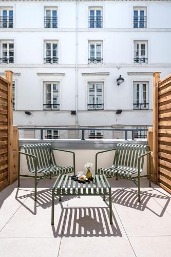 Habitación Doble Superior con terraza - 1 o 2 camas del hotel O.lysée. Foto 5