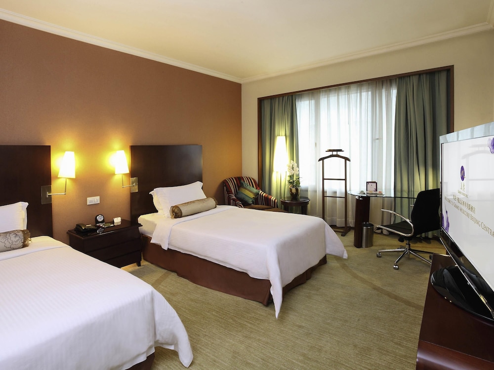 Habitación superior con 2 camas individuales del hotel Grand Mercure Beijing Central