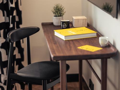 Habitación acogedora con vistas a París del hotel Solly