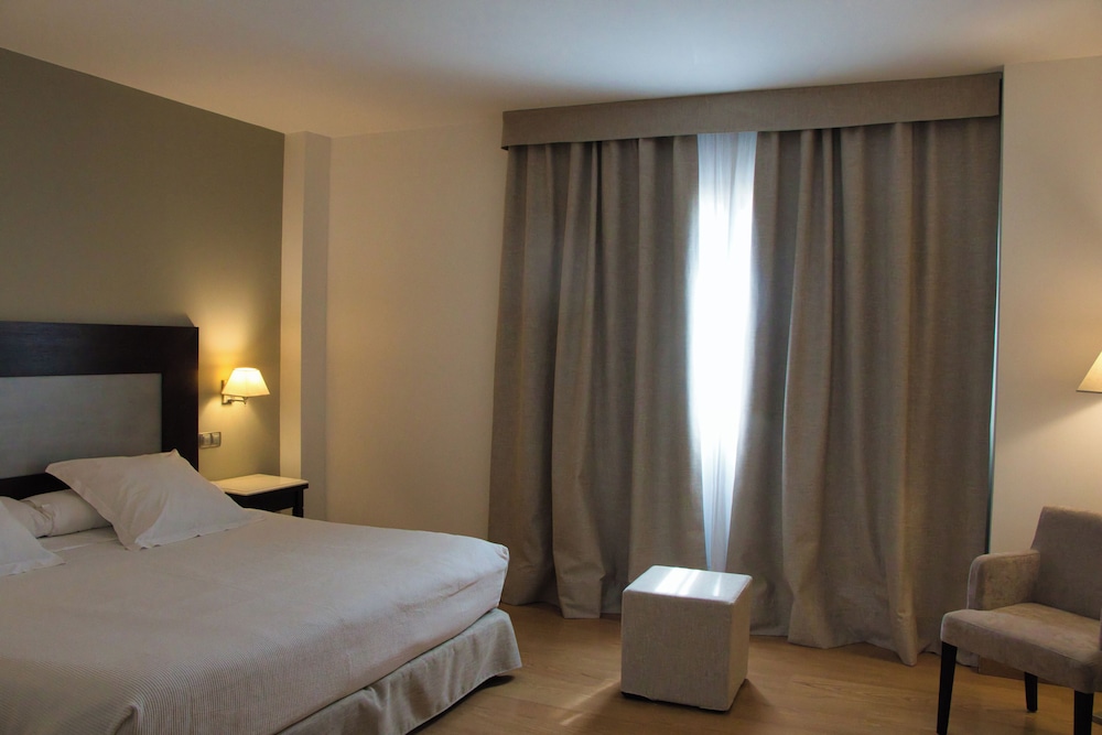Habitación, 1 cama de matrimonio grande del hotel Las Bovedas. Foto 1