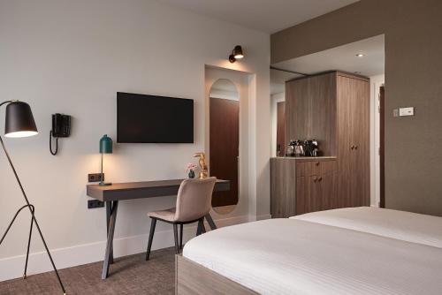 Habitación Doble Superior - 1 cama extragrande o 2 individuales del hotel Van Der Valk Brussels Airport. Foto 2