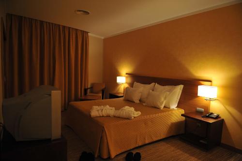 Habitación Doble con Cama supletoria del hotel Lusitania