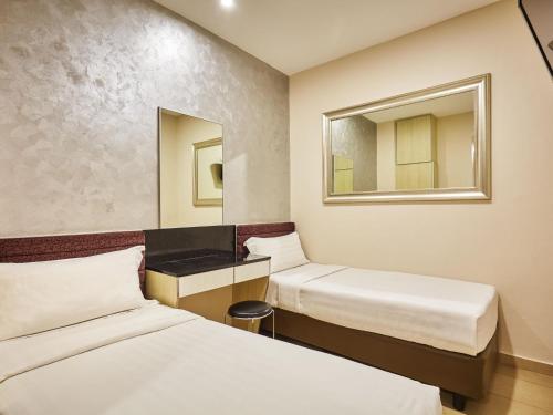 Habitación estándar con camas individuales del hotel Ibis Budget Singapore Mount Faber (sg Clean)