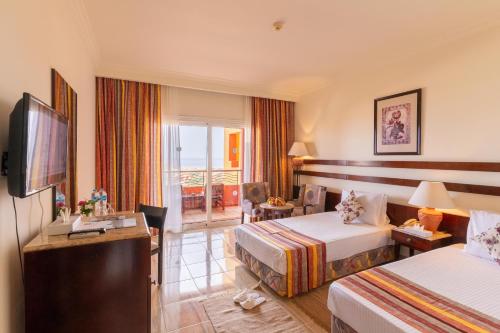 Habitación Doble con vistas al mar del hotel Malikia Resort Abu Dabbab