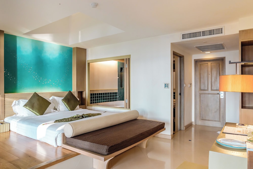 Habitación Deluxe con 1 cama king size, vistas al mar del hotel Mercure Koh Chang Hideaway. Foto 8