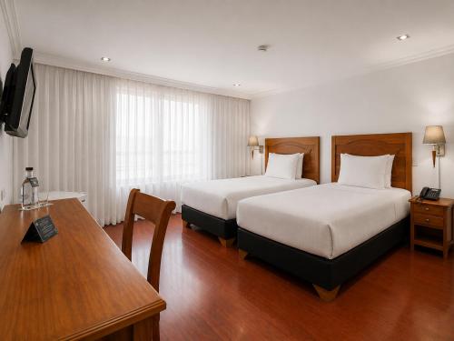 Habitación Doble - 2 camas del hotel Egina Bogota. Foto 5