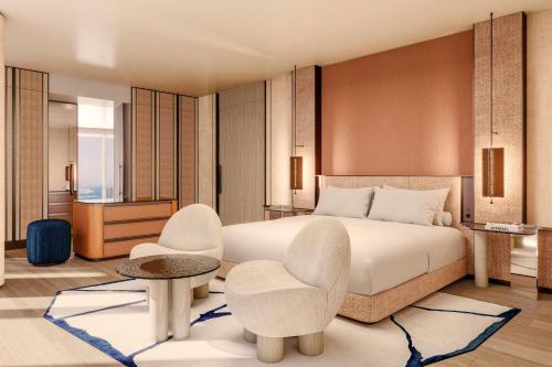 Two - Bedroom Loft Suite with One King and Two Single Beds del hotel W Barcelona. Foto 1