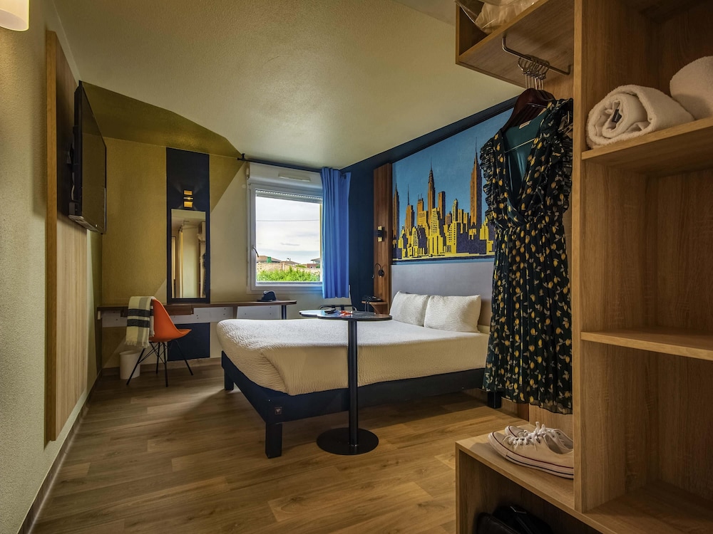 Habitación Standard con una cama doble del hotel Ibis Styles Toulouse Blagnac Aeroport