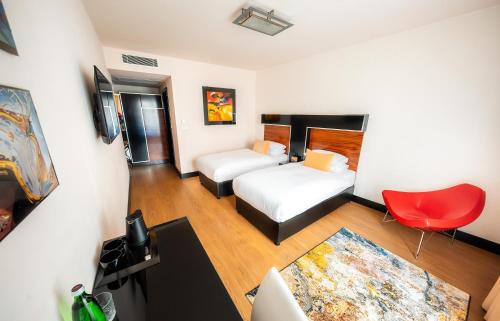 Habitación Doble Superior - 1 o 2 camas del hotel Grand Majestic Prague. Foto 16