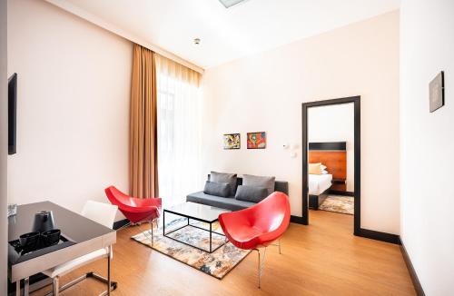 Suite del hotel Grand Majestic Prague. Foto 11