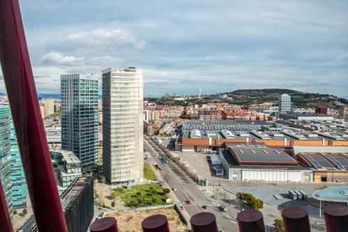 Habitación Doble con cama supletoria - 2 camas del hotel Porta Fira. Foto 3