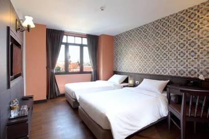 Habitación Premier con 2 camas individuales del hotel Rambuttri Village Inn and Plaza. Foto 16