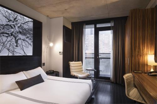 Estudio con cama King - Adaptado para personas con movilidad reducida del hotel Sixty Les. Foto 4