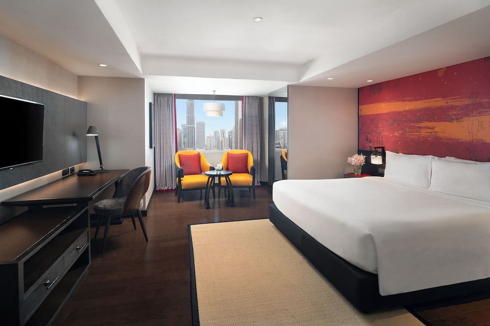 Suite con cama King del hotel Mercure Bangkok Sukhumvit 11. Foto 2