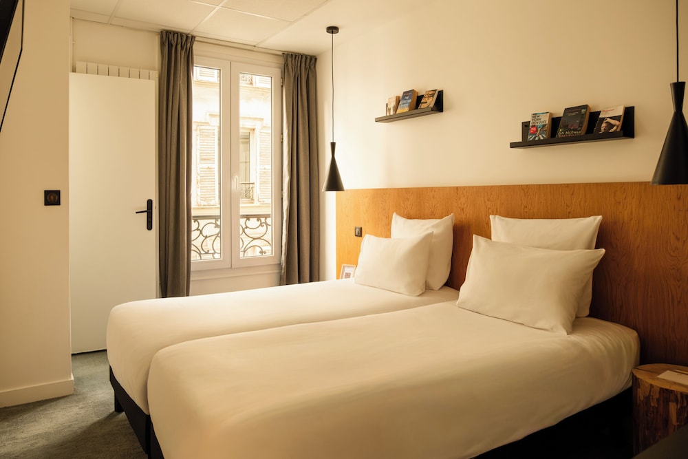 Habitación clásica con 2 camas individuales del hotel 9hotel Bastille - Lyon