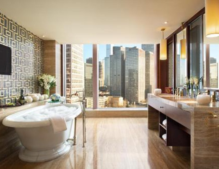 Suite Vista ciudad Gold Grand Con Vistas 1 Cama doble del hotel Fairmont Beijing. Foto 1