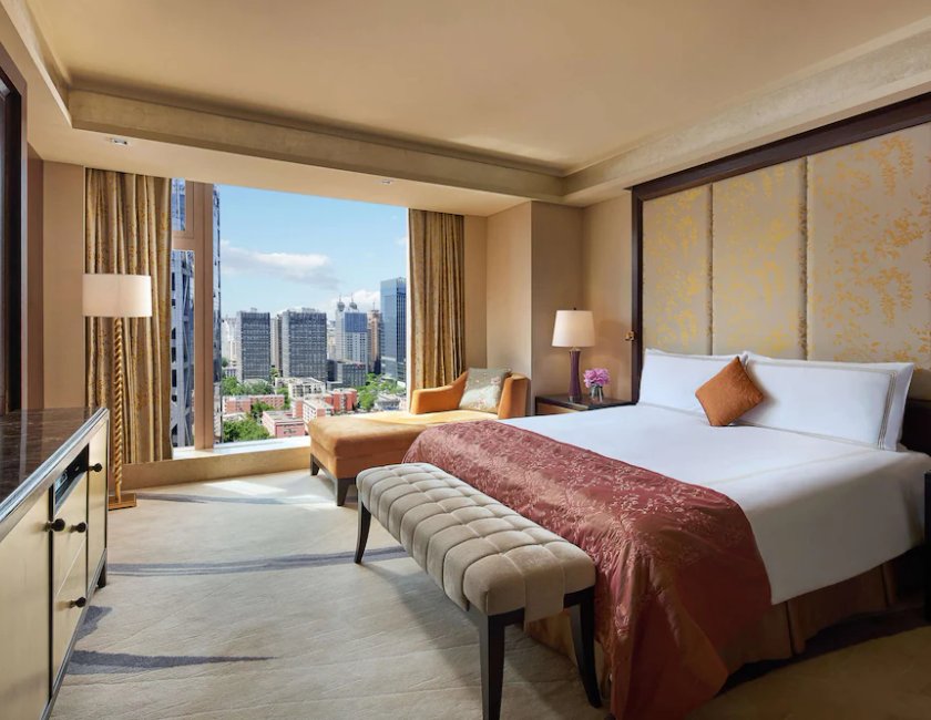 Suite 1 Cama king Vista ciudad Premium Gold Con Vistas del hotel Fairmont Beijing