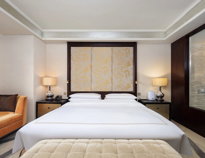 Suite 1 Cama king Vista ciudad Premium Gold Con Vistas del hotel Fairmont Beijing. Foto 3