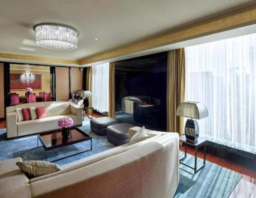Suite 1 Cama king Presidencial Vista ciudad Con Vistas Sofá Cama incluido del hotel Fairmont Beijing