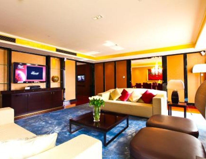 Suite 1 Cama king Presidencial Vista ciudad Con Vistas Sofá Cama incluido del hotel Fairmont Beijing. Foto 1