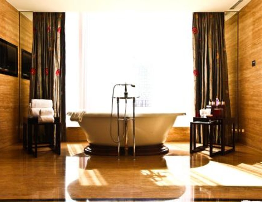 Suite 1 Cama king Presidencial Vista ciudad Con Vistas Sofá Cama incluido del hotel Fairmont Beijing. Foto 2