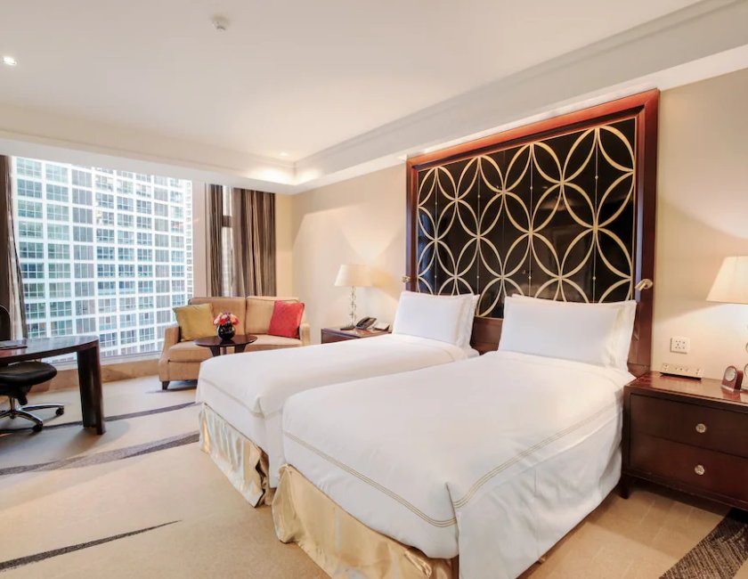 Habitación doble Vista ciudad Con Vistas 2 Camas individuales Normal del hotel Fairmont Beijing