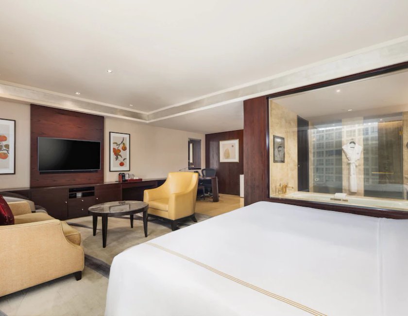 Junior suite Vista ciudad Gold Con Vistas 1 Cama doble del hotel Fairmont Beijing