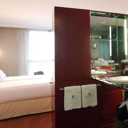 Oferta Especial - Habitación Doble - 1 o 2 camas del hotel Reina Petronila. Foto 1