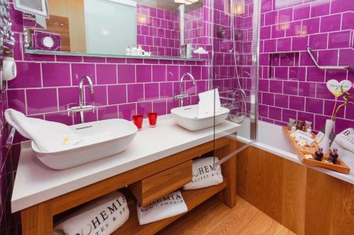 Estudio Lujo 1 Cama king Vista ciudad Estudio Futón japonés del hotel Bohemia Suites and Spa - Adults Only. Foto 5