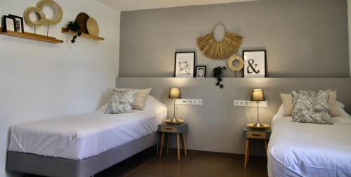 Habitación Doble adaptada para personas con movilidad reducida del hotel Casas Heddy Well-being Resort. Foto 1