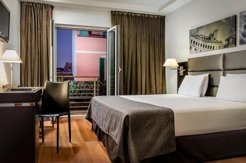 Habitación Doble con terraza - 1 o 2 camas del hotel Eurostars Roma Aeterna. Foto 1
