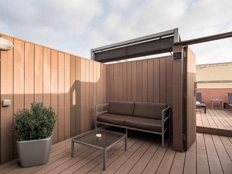 Habitación doble Balcón o Terraza Superior del hotel Catalonia Catedral. Foto 1