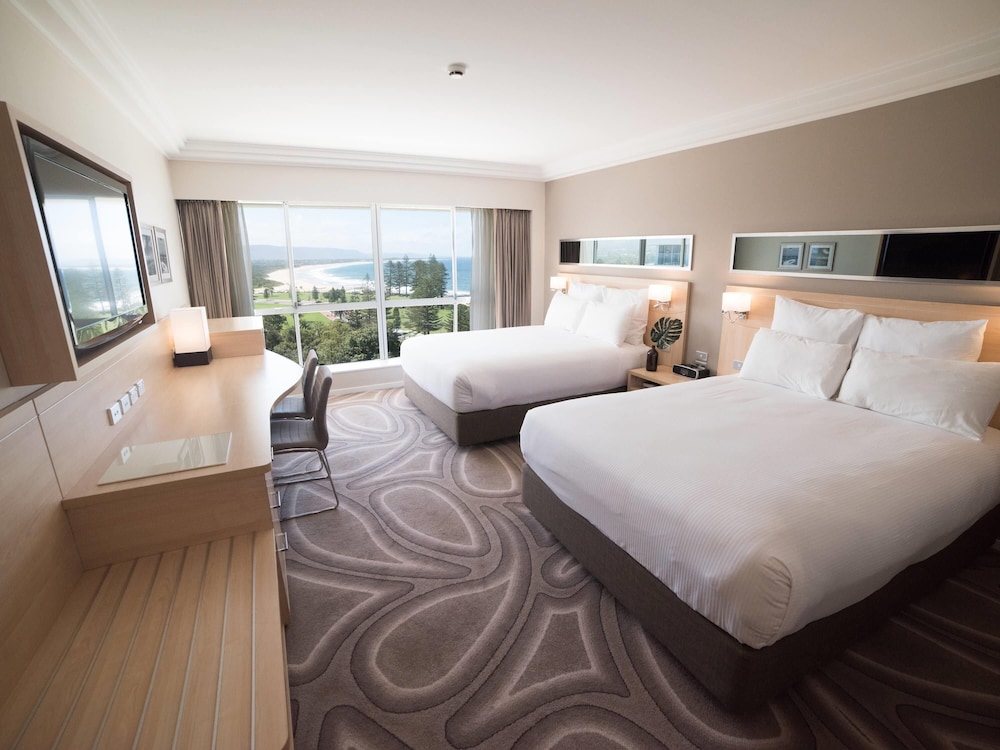 Habitación con Vistas al Océano, 2 Camas Queen del hotel Novotel Wollongong Northbeach