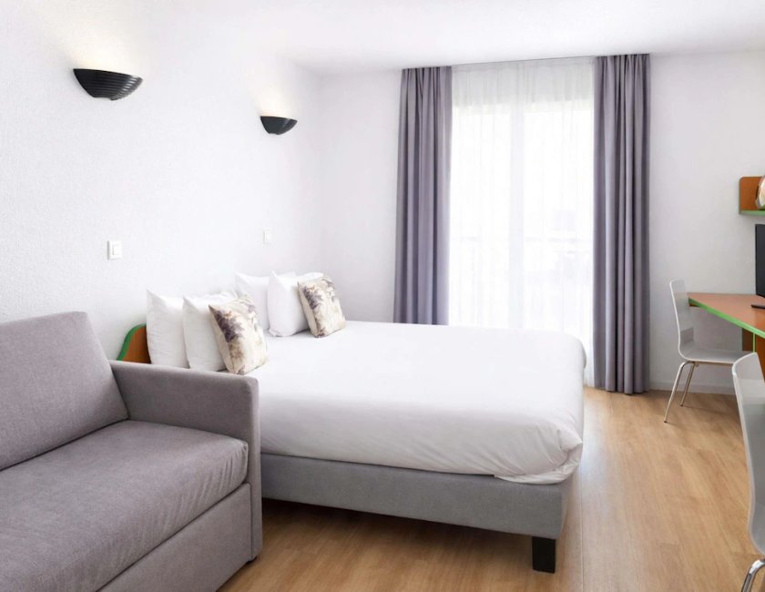Estudio 1 Cama doble kitchenette del hotel Adagio Access Paris Maisons-alfort