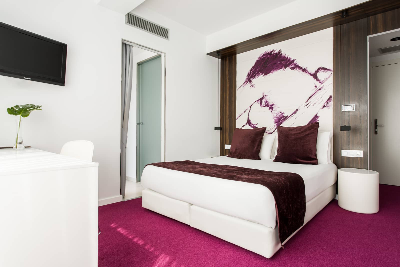 Habitación doble Balcón o Terraza Atico del hotel Allegro Barcelona. Foto 2