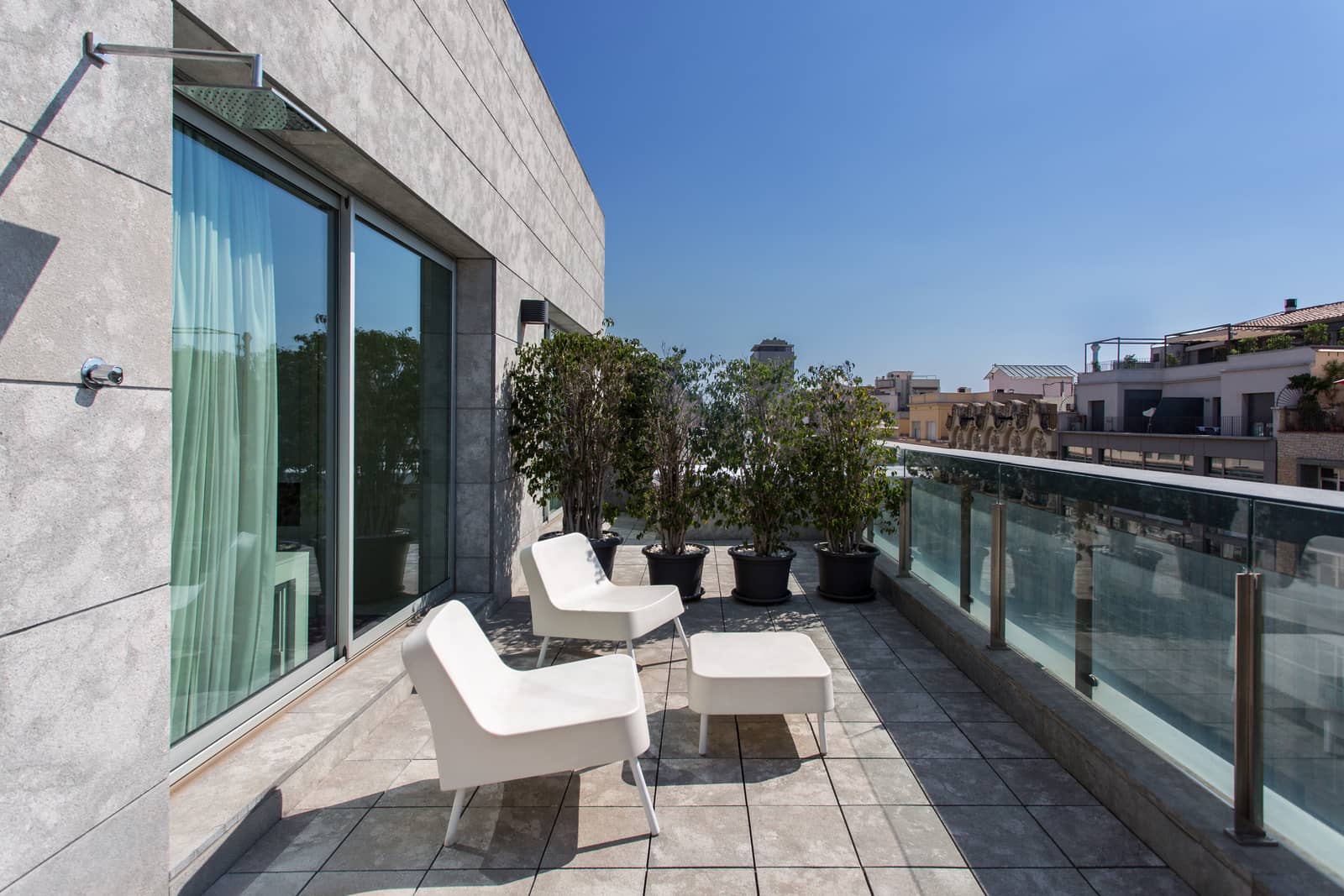 Habitación doble Balcón o Terraza Atico del hotel Allegro Barcelona. Foto 3