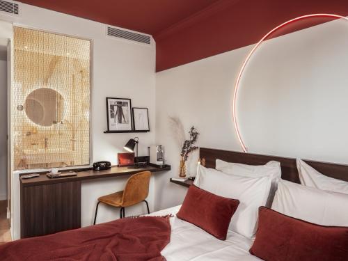 Habitación Doble del hotel Le Seven. Foto 4